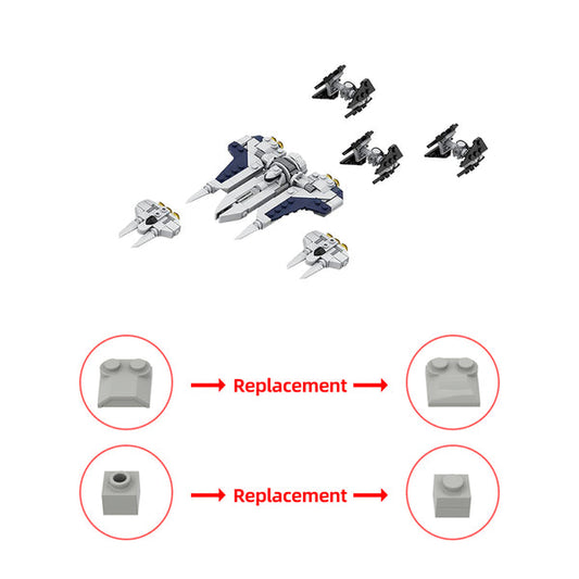 MOC-146080 Mandalorian Fleet & Interceptors