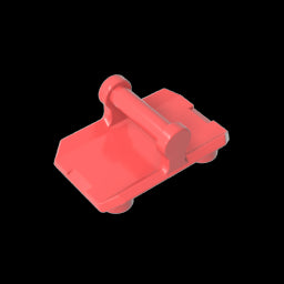GDS-90032 - Minifig Shield Rectangular with 4 Studs