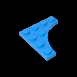 GDS-90033 - Plate Special 4 x 4 with Curved Cutout