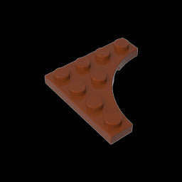 GDS-90033 - Plate Special 4 x 4 with Curved Cutout