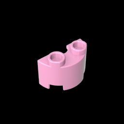 GDS-90040 - Brick Round, Half 1 x 2