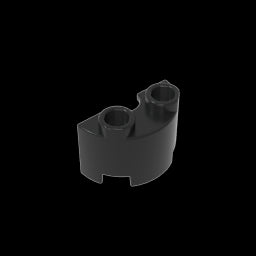 GDS-90040 - Brick Round, Half 1 x 2