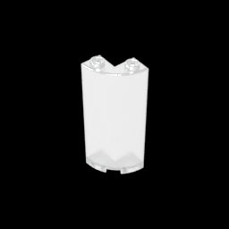 GDS-90070 - Cylinder Quarter 2 x 2 x 5 (Wall)