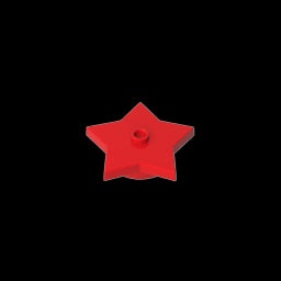 GDS-90072 - Plate Special 5-Point Star 4 x 4 2/3 with One Stud