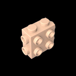 GDS-90082 - Brick Special 1 x 2 x 1 2/3 with Eight Studs on 3 Sides