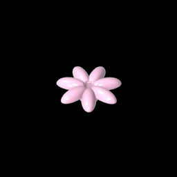 GDS-90121 - Plant, Outdoor Accessory Kit, Flower with 7 Thin Petals and Pin