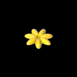 GDS-90121 - Plant, Outdoor Accessory Kit, Flower with 7 Thin Petals and Pin