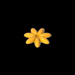 GDS-90121 - Plant, Outdoor Accessory Kit, Flower with 7 Thin Petals and Pin