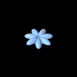 GDS-90121 - Plant, Outdoor Accessory Kit, Flower with 7 Thin Petals and Pin