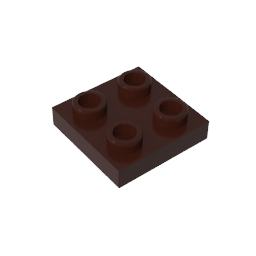 GDS-902 - Plate Special 2 x 2 with Pin on Bottom