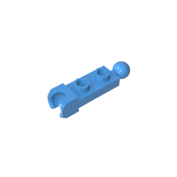 GDS-904 - Plate Special 1 x 2 with 5.9mm End Cup and Towball