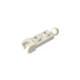 GDS-904 - Plate Special 1 x 2 with 5.9mm End Cup and Towball