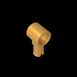 GDS-925 - Technic Pin Connector Hub with 1 Pin with Friction Ridges Lengthwise