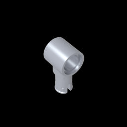 GDS-925 - Technic Pin Connector Hub with 1 Pin with Friction Ridges Lengthwise