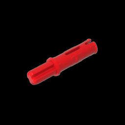 GDS-929 - Technic Axle Pin 3L with Friction Ridges Lengthwise and 1L Axle