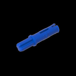 GDS-929 - Technic Axle Pin 3L with Friction Ridges Lengthwise and 1L Axle