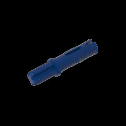 GDS-929 - Technic Axle Pin 3L with Friction Ridges Lengthwise and 1L Axle