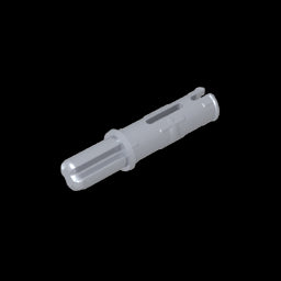 GDS-929 - Technic Axle Pin 3L with Friction Ridges Lengthwise and 1L Axle