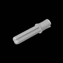 GDS-930 - Technic Axle Pin 3L with Friction Ridges Lengthwise and 2L Axle