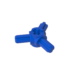 GDS-933 - Technic Axle Connector Hub with 3 Axles at 120 Degrees