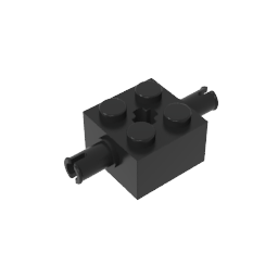 GDS-954 - Brick Special 2 x 2 with 2 Pins and Axle Hole