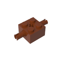 GDS-954 - Brick Special 2 x 2 with 2 Pins and Axle Hole