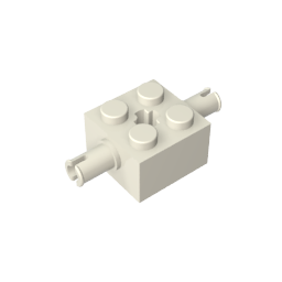 GDS-954 - Brick Special 2 x 2 with 2 Pins and Axle Hole