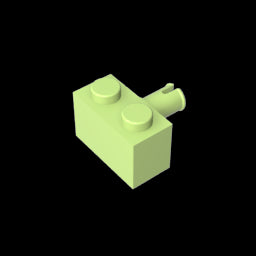 GDS-956 - Brick Special 1 x 2 with Pin