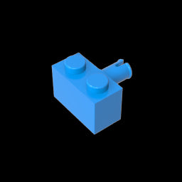 GDS-956 - Brick Special 1 x 2 with Pin
