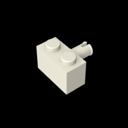 GDS-956 - Brick Special 1 x 2 with Pin