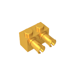 GDS-957 - Brick Special 1 x 2 with 2 Pins
