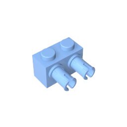 GDS-957 - Brick Special 1 x 2 with 2 Pins
