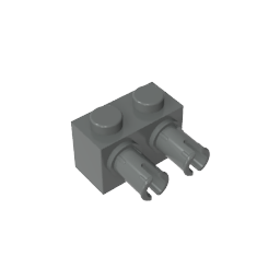 GDS-957 - Brick Special 1 x 2 with 2 Pins