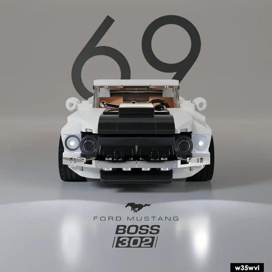 MOC-96115 `69 Ford Mustang Boss 302 White