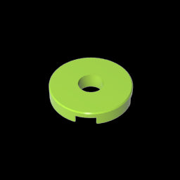 GDS-965 - Tile Round 2 x 2 with Hole