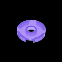 GDS-965 - Tile Round 2 x 2 with Hole