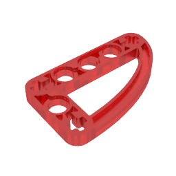 GDS-970 - Technic Beam 3 x 5 L-Shape with Quarter Ellipse Thin