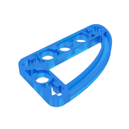 GDS-970 - Technic Beam 3 x 5 L-Shape with Quarter Ellipse Thin
