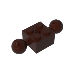 GDS-977 - Technic Brick Special 2 x 2 with 10.2mm Balls with Holes and Axle Hole
