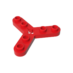 GDS-983 - Technic Plate Rotor 3 Blade with Smooth Ends and 6 Studs (Propeller)