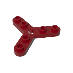 GDS-983 - Technic Plate Rotor 3 Blade with Smooth Ends and 6 Studs (Propeller)