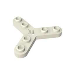 GDS-983 - Technic Plate Rotor 3 Blade with Smooth Ends and 6 Studs (Propeller)