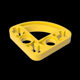 GDS-990 - Technic Beam 3 x 3 L-Shape with Quarter Ellipse Thin