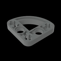 GDS-990 - Technic Beam 3 x 3 L-Shape with Quarter Ellipse Thin