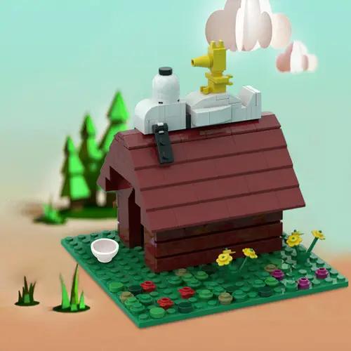MOC-127106 Snoopy & Woodstock