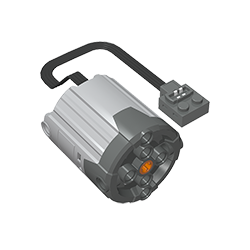 GDS-F0004 - Motor, XL, Power Functions, 6 x 5 x 6, 20cm with Dark Bluish Gray Bottom