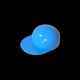 GDS-M101 - Minifig Cap Short Curved Peak