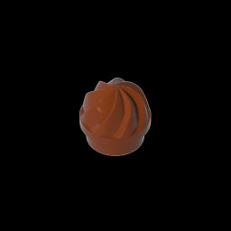 GDS-90501 - Plate Round 1 x 1 Swirled Top