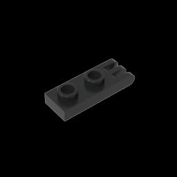 GDS-M173 - Hinge Plate 1 x 2 with 3 Fingers and Hollow Studs