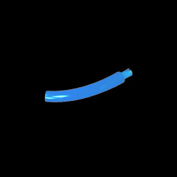 GDS-90504 - Animal Body Part / Plant, Tail / Neck / Branch / Trunk, Middle Section with Pin